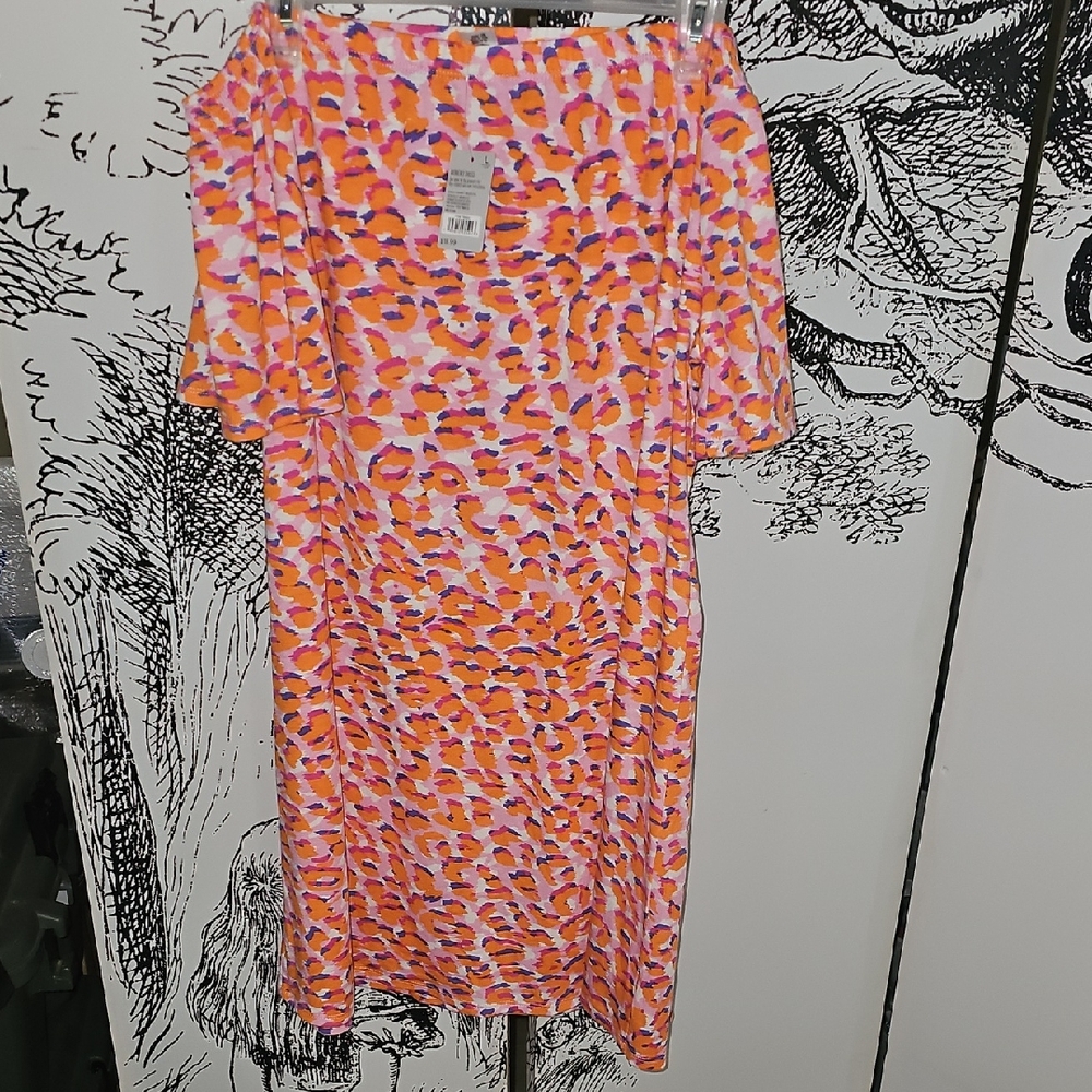 West Loop Pink Maxi Dress with Bateau Neckline